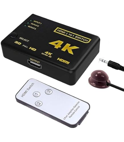 Amazon | 5入力1出力 リモコン付き HDMIセレクター 4K対応 手動切替 5